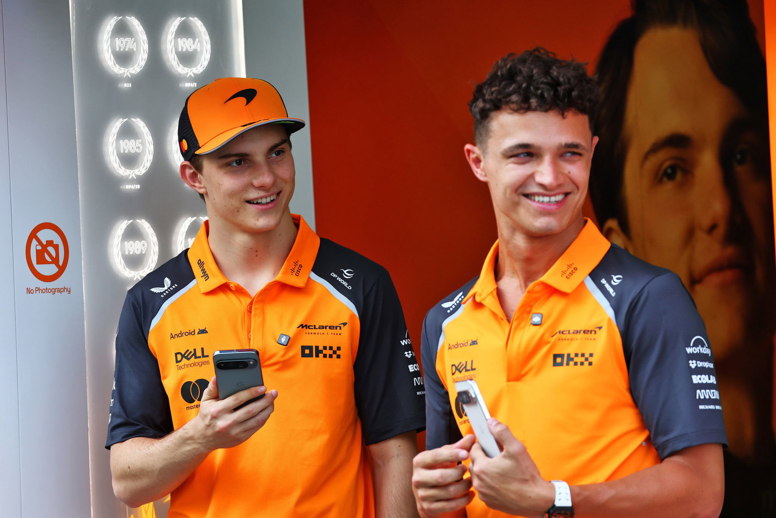 Oscar Piastri and Lando Norris