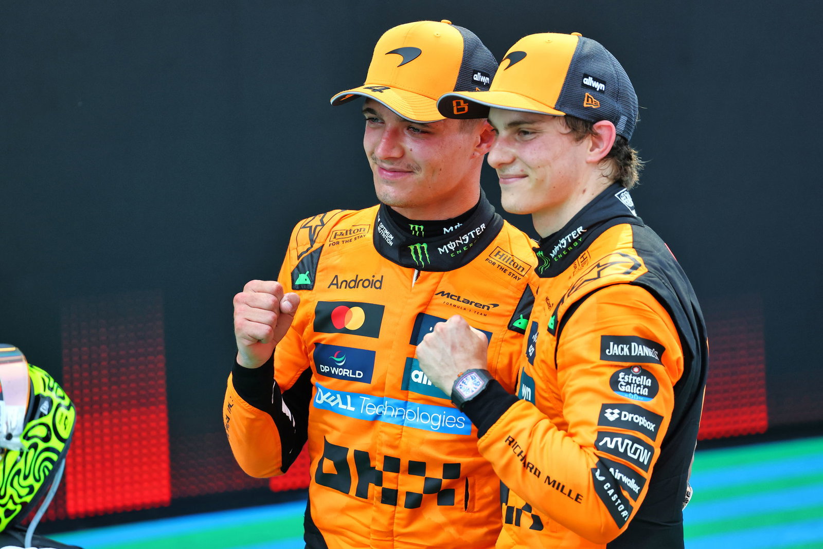 Lando Norris and Oscar Piastri 