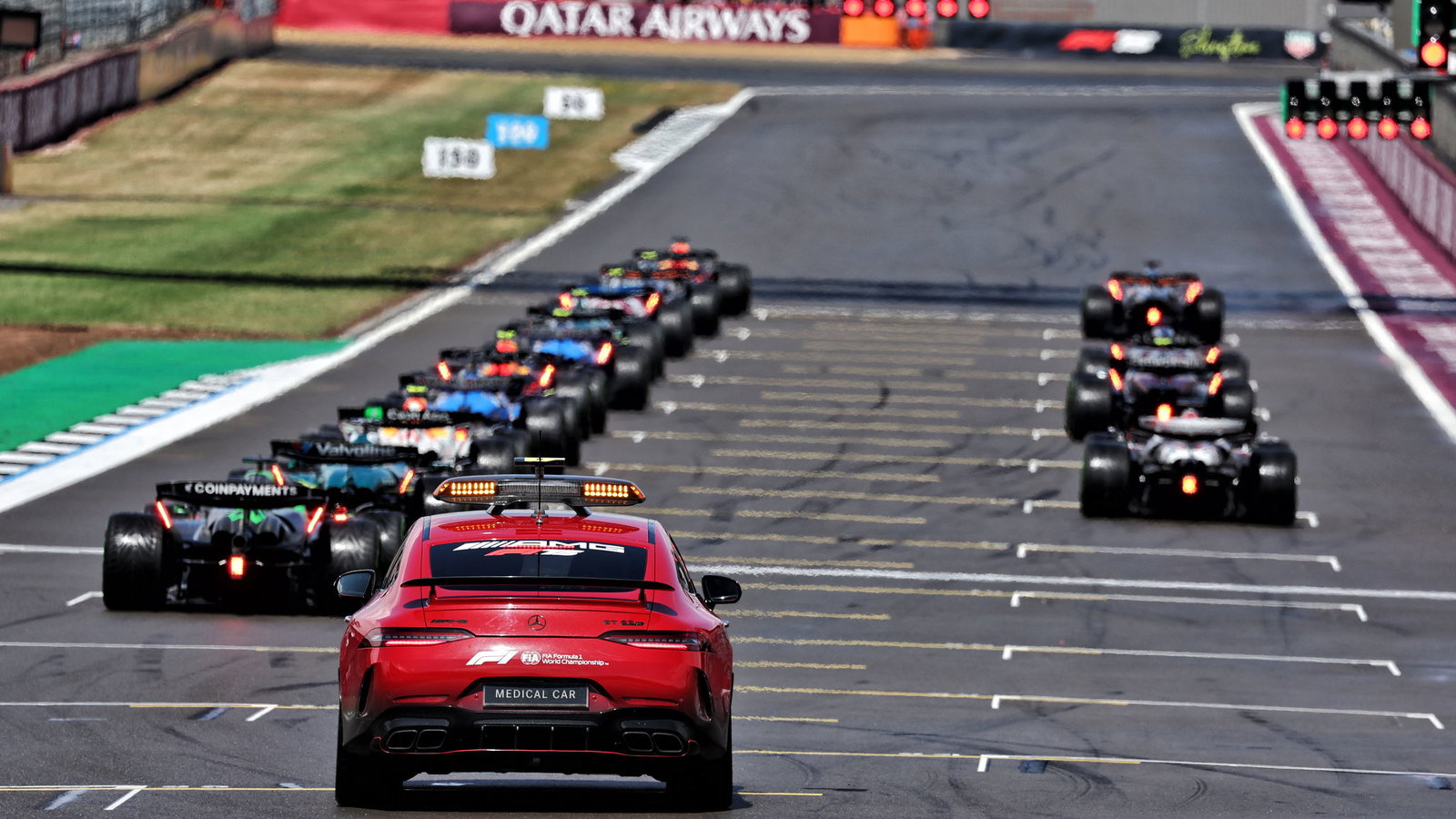 Start of the 2025 F1 British Grand Prix 