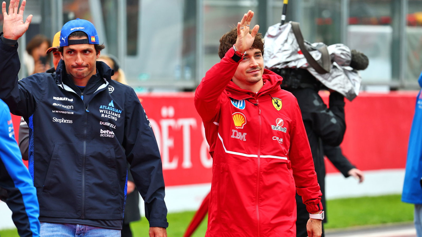 Carlos Sainz and Charles Leclerc 