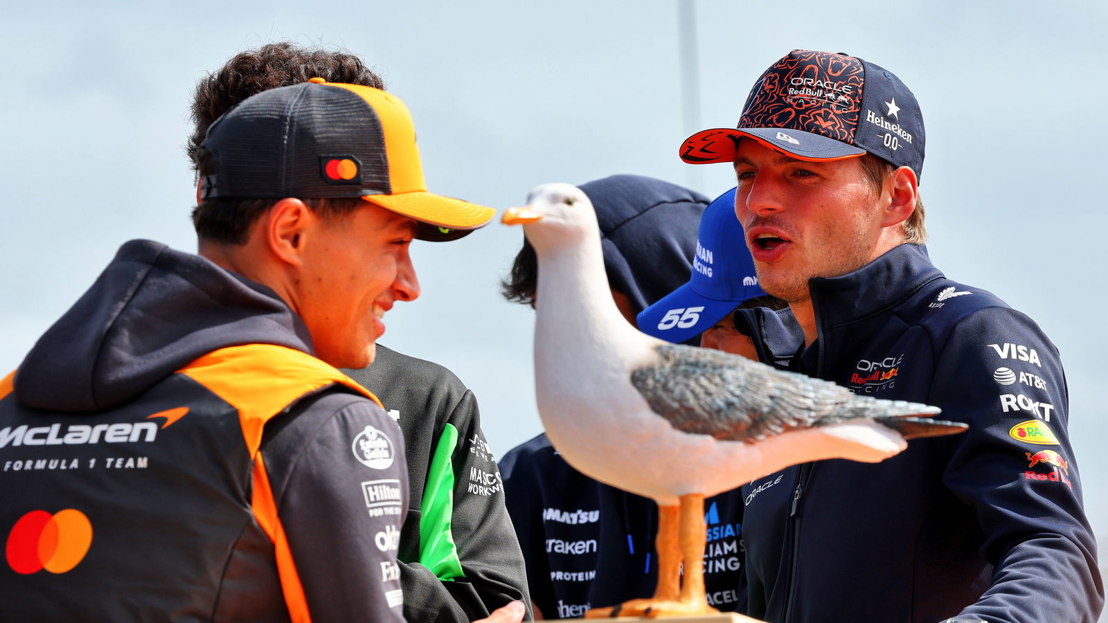 Lando Norris and Max Verstappen