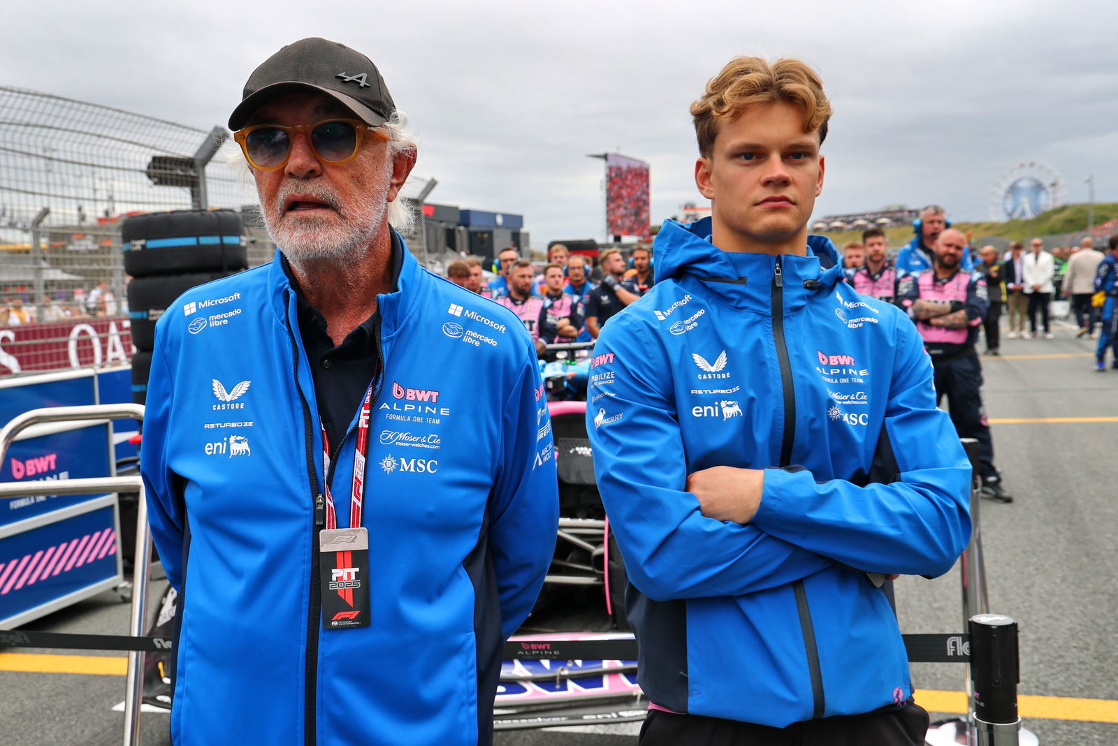 Flavio Briatore and Paul Aron