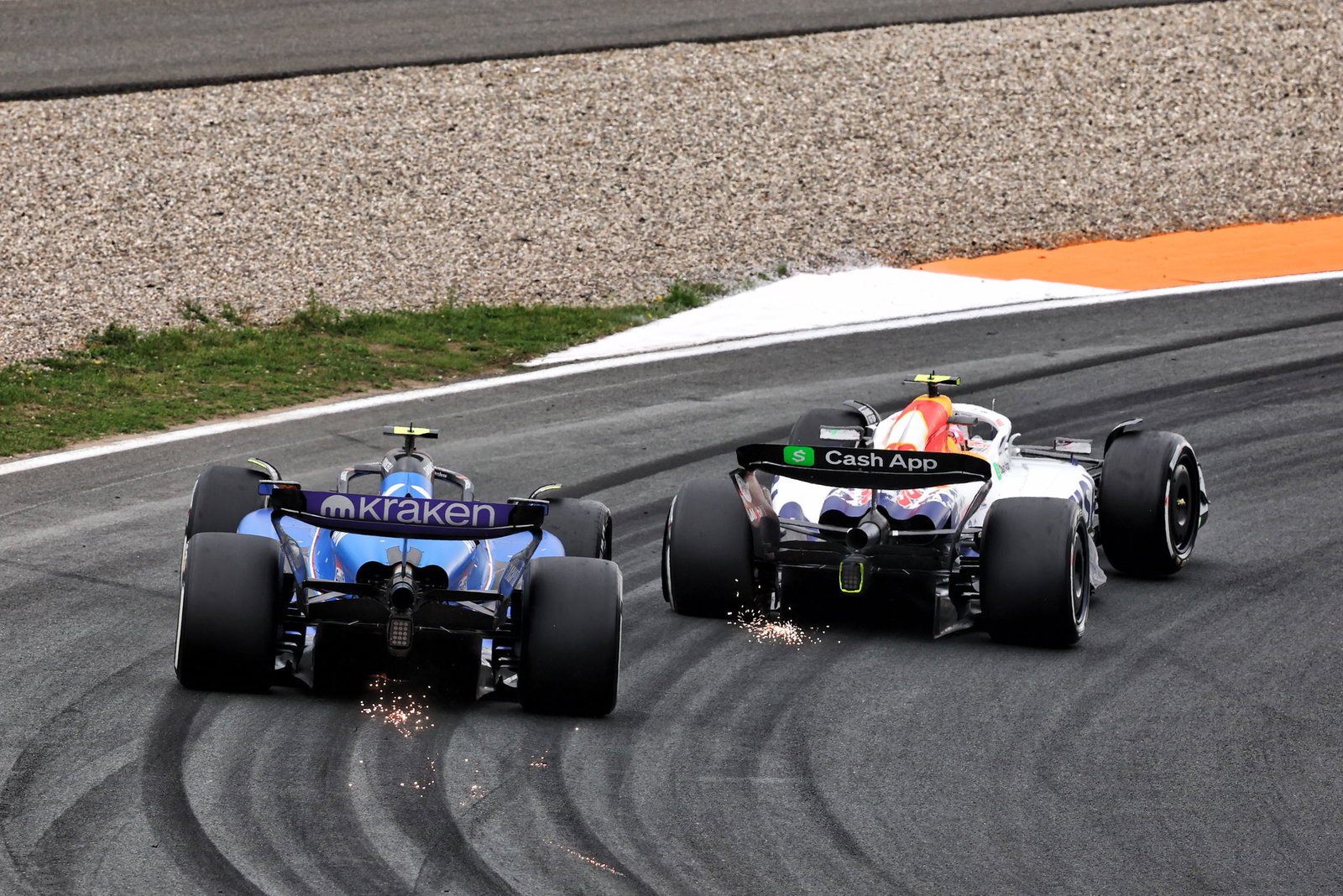 Sainz and Lawson clashed at Zandvoort