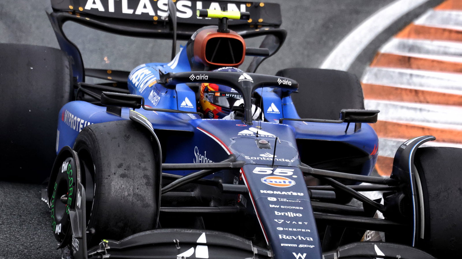 Sainz was awarded a controversial penalty at Zandvoort