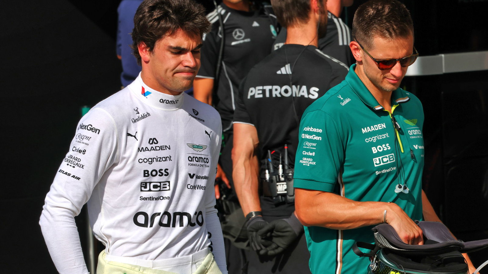 Lance Stroll cut a frustrated figure at Monza