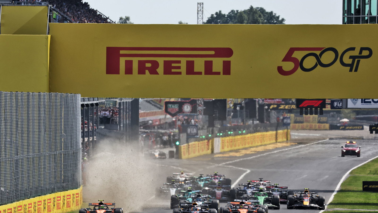 The start of the Italian GP