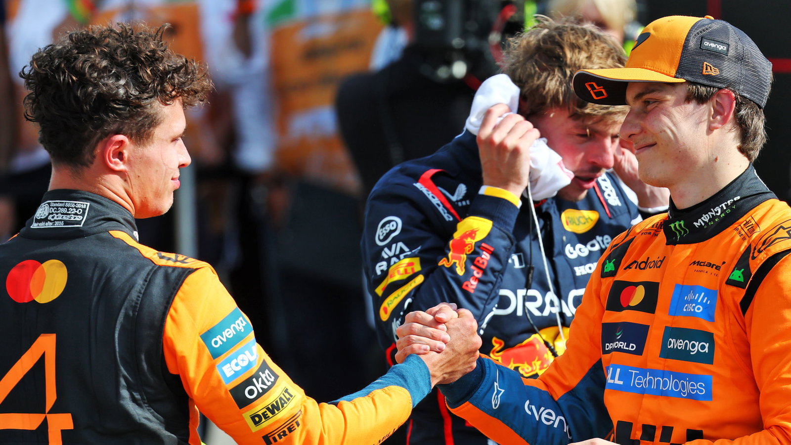 Lando Norris and Oscar Piastri 