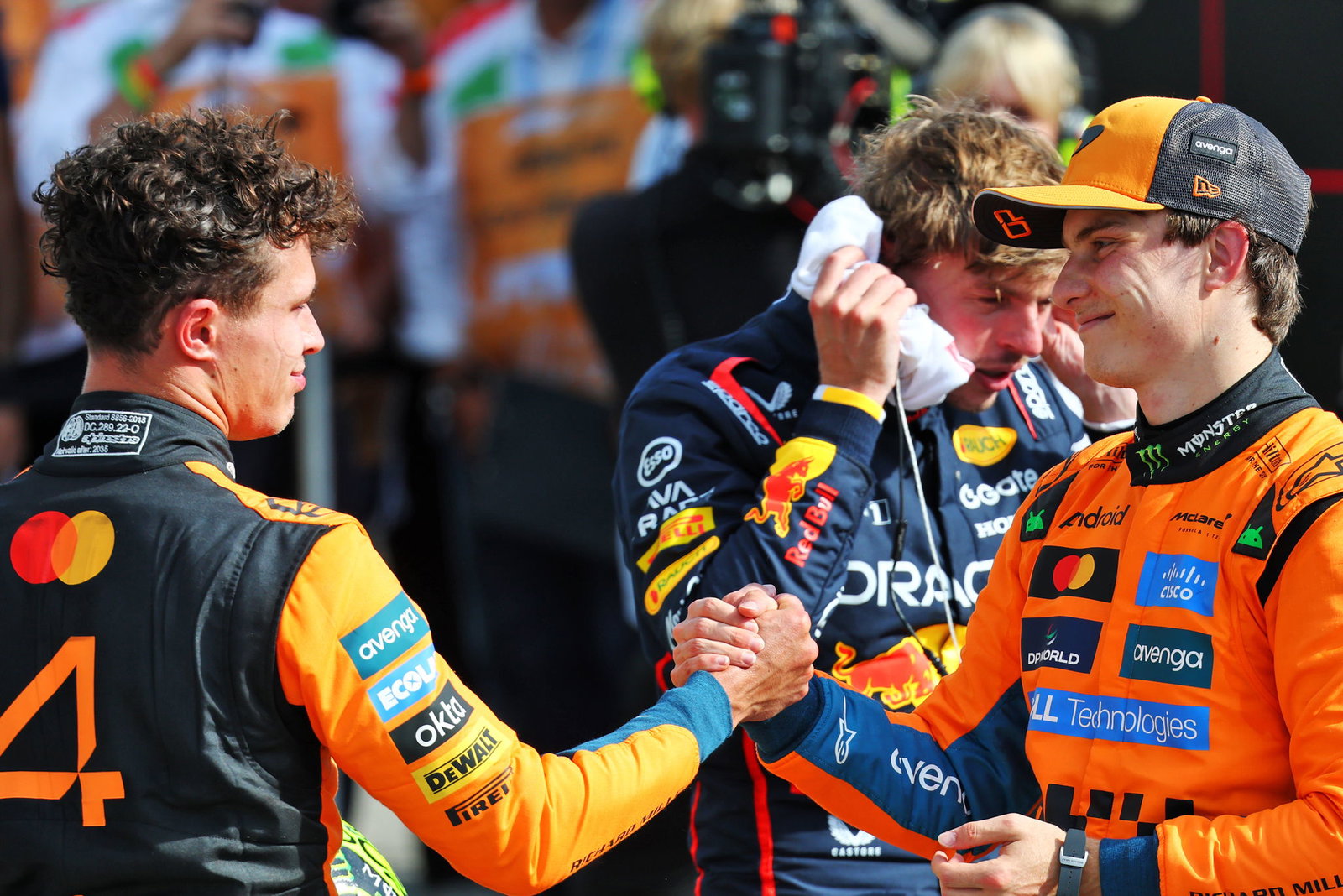 Lando Norris and Oscar Piastri 