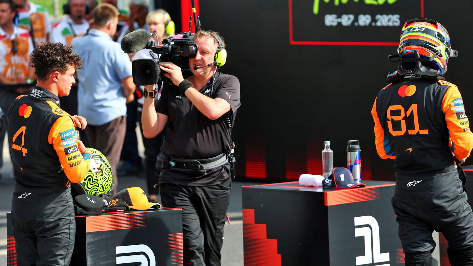 Lando Norris and Oscar Piastri 