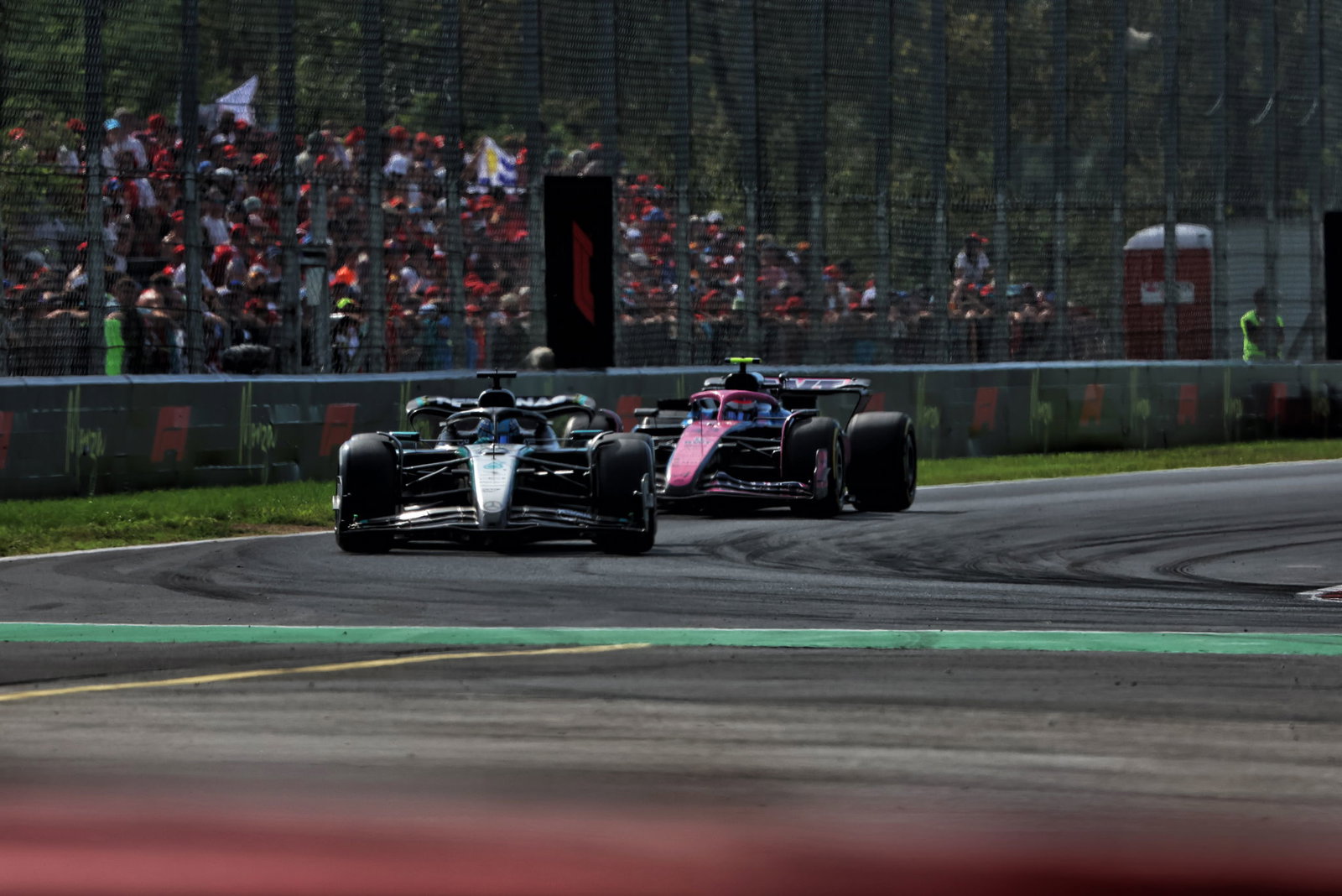 George Russell at the Italian Grand Prix