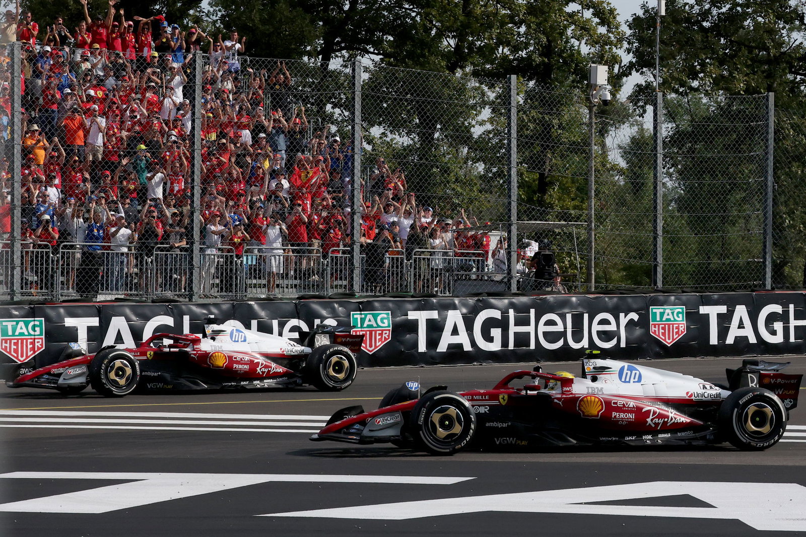 Ferrari took a 4-6 on home soil 