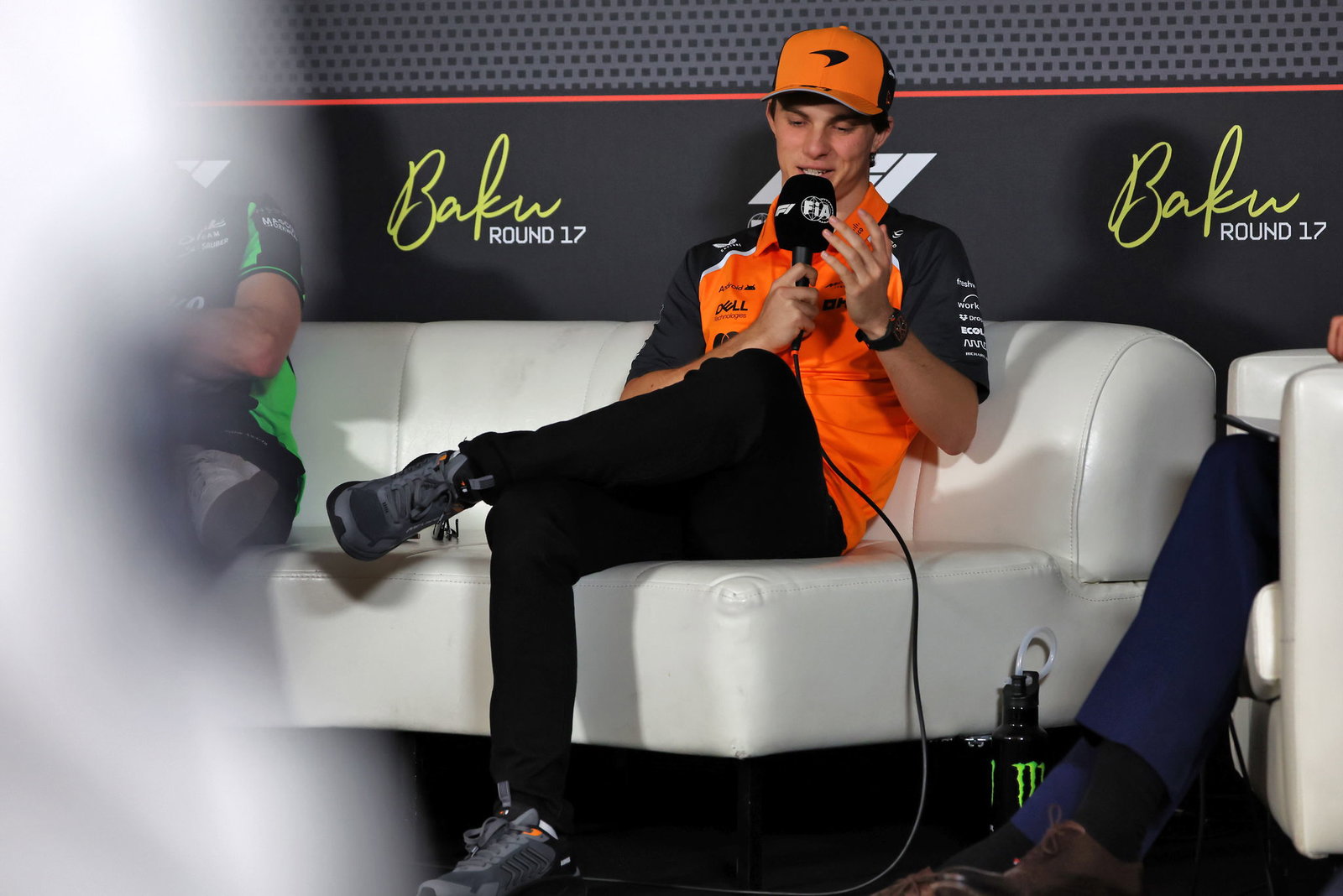 Oscar Piastri faced a barrage of questions on Thursday 