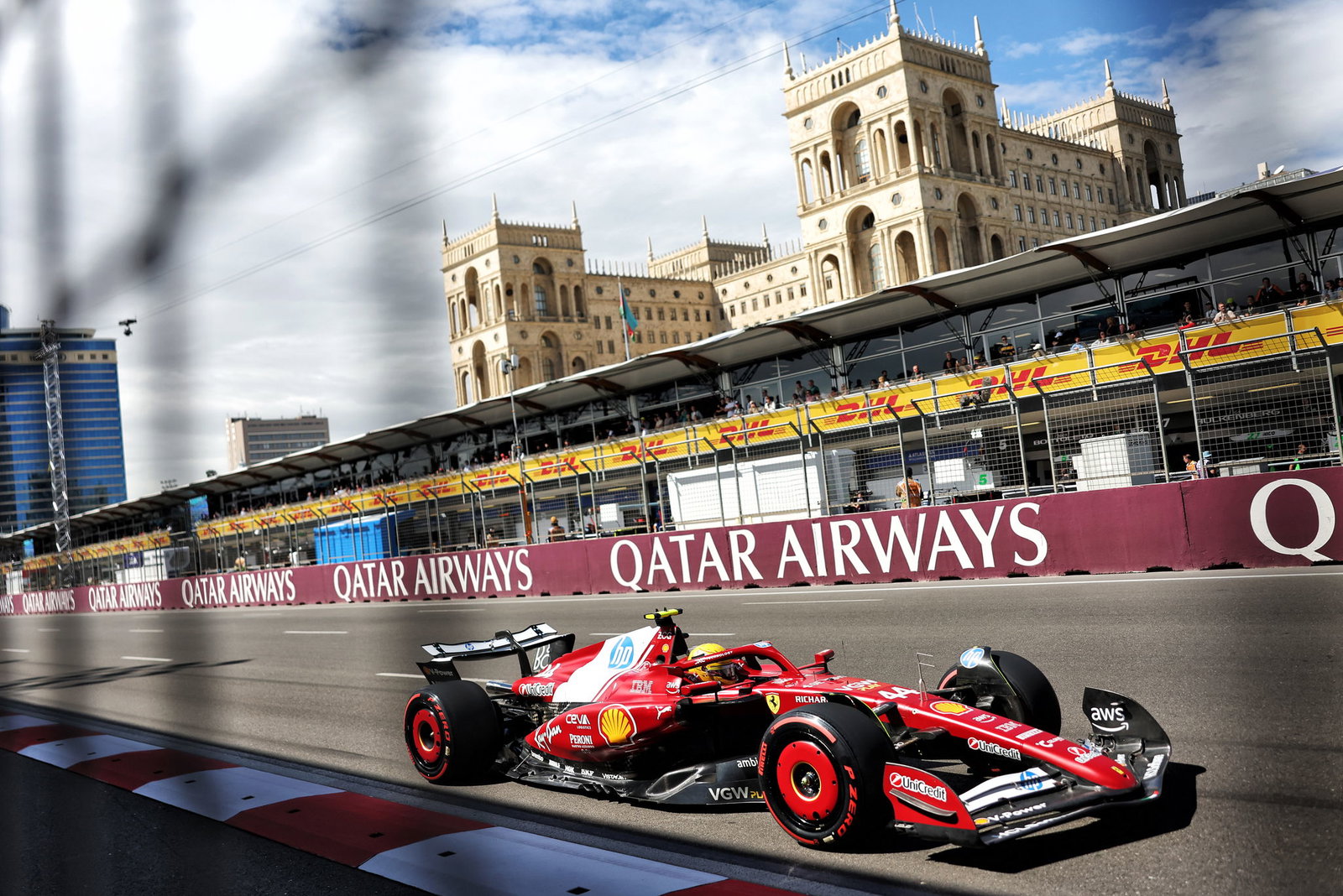 Hamilton still isn't fully comfortable in the SF-25 