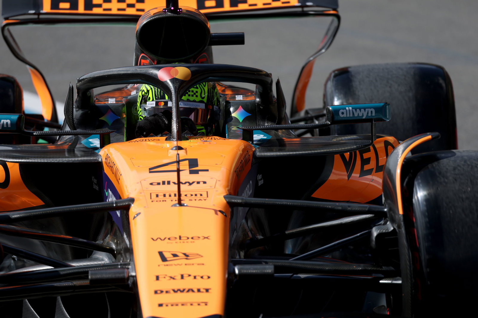 Lando Norris could only take seventh 