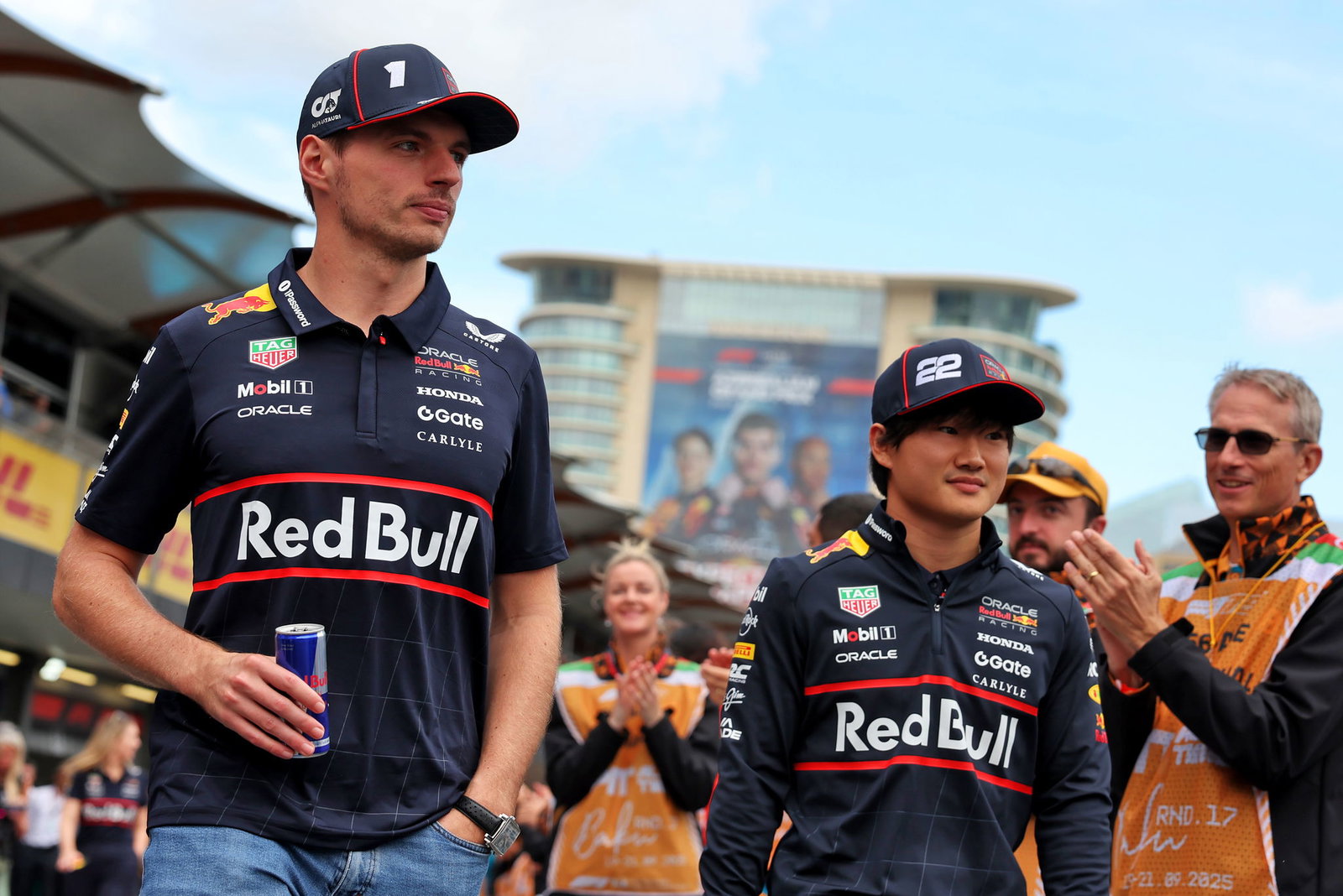 Max Verstappen and Yuki Tsunoda