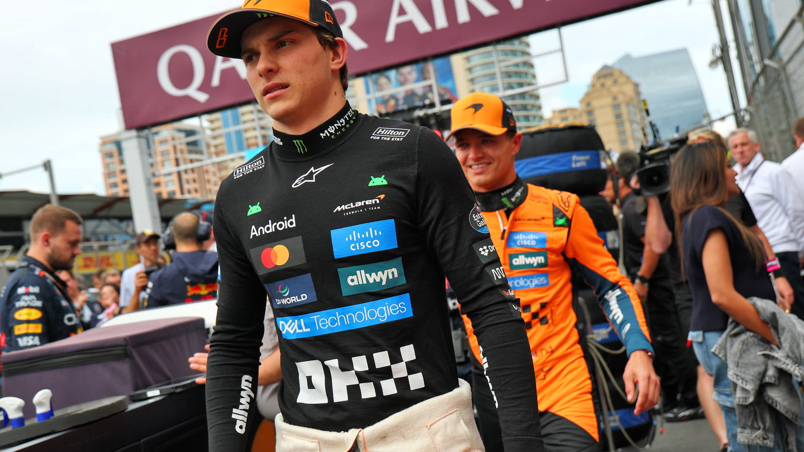 Oscar Piastri and Lando Norris