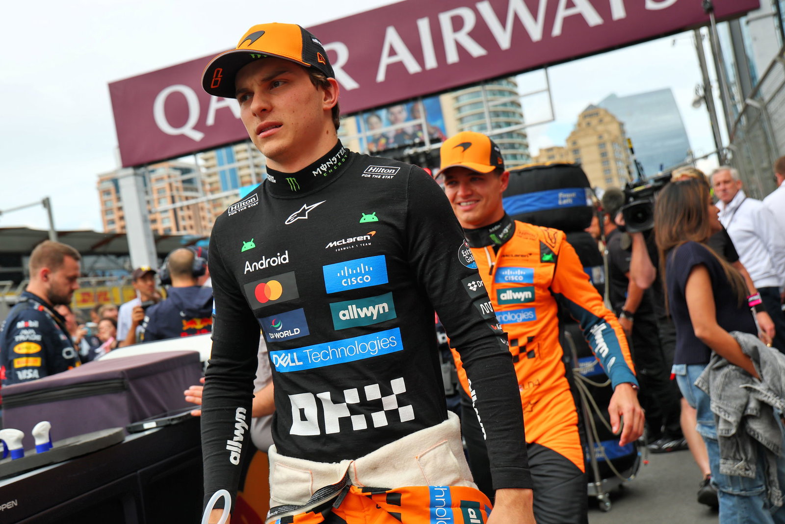 Oscar Piastri and Lando Norris