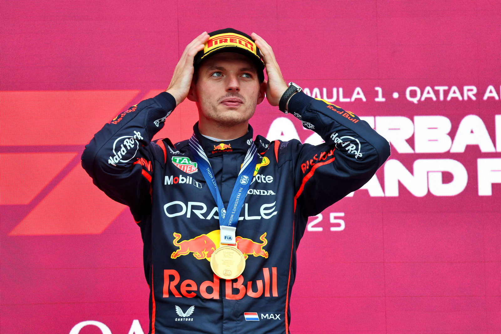 Verstappen has won four times in 2025