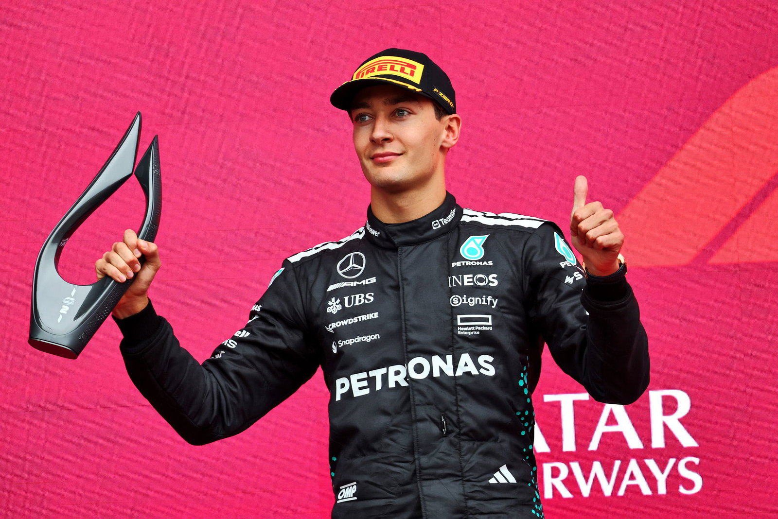 Russell was poorly all weekend in Baku