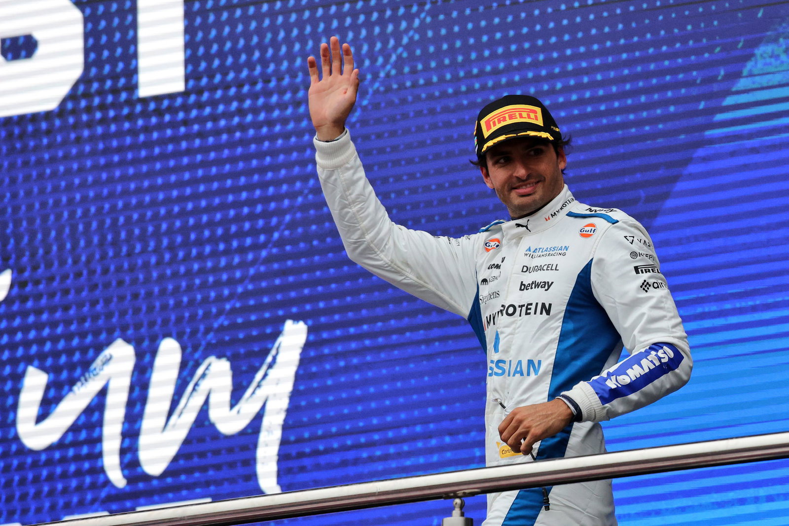 Sainz claimed a milestone podium for Williams 