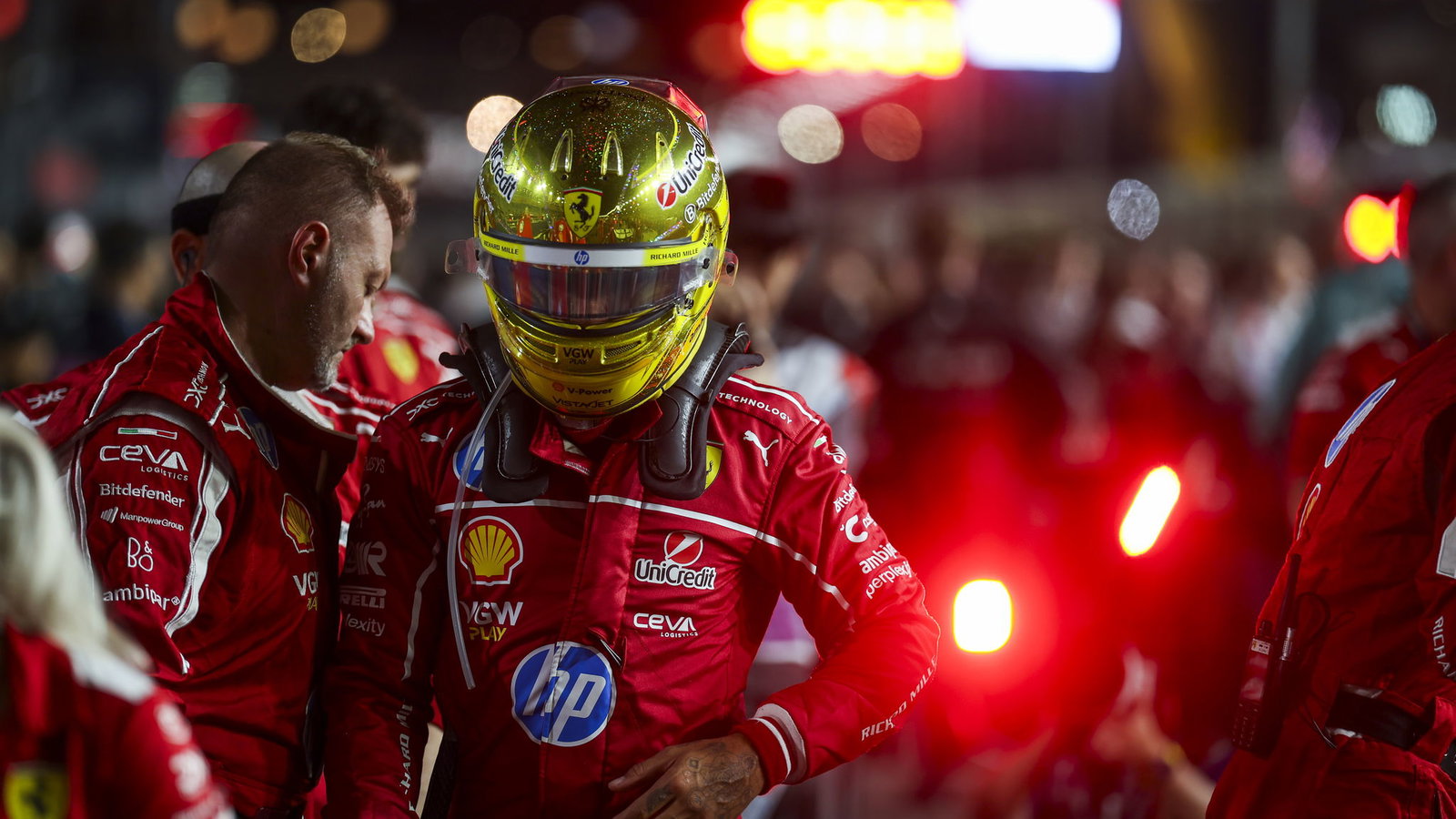 Hamilton is having a tough debut season with Ferrari 