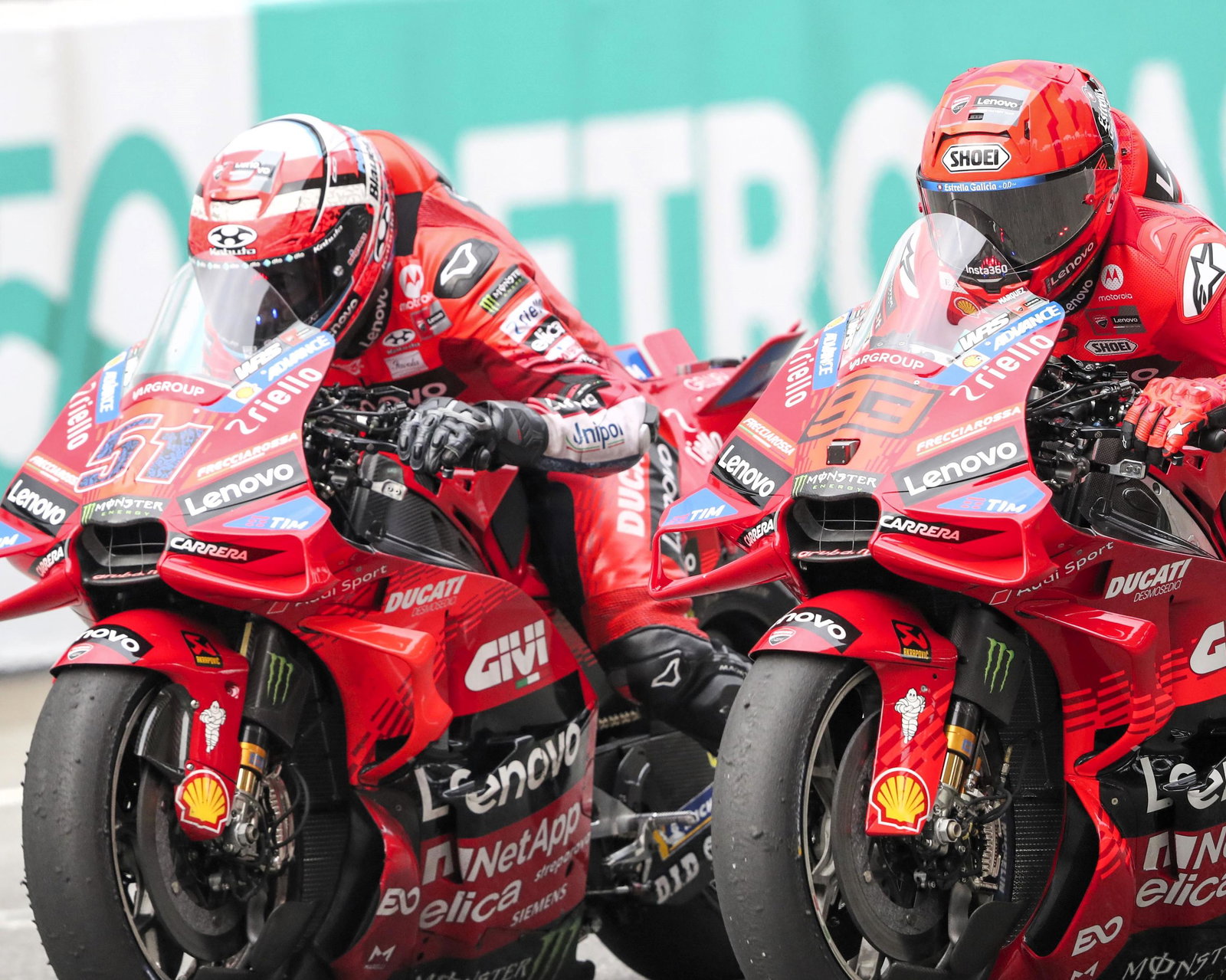 Michele Pirro, Marc Marquez, 2025 Sepang MotoGP Test