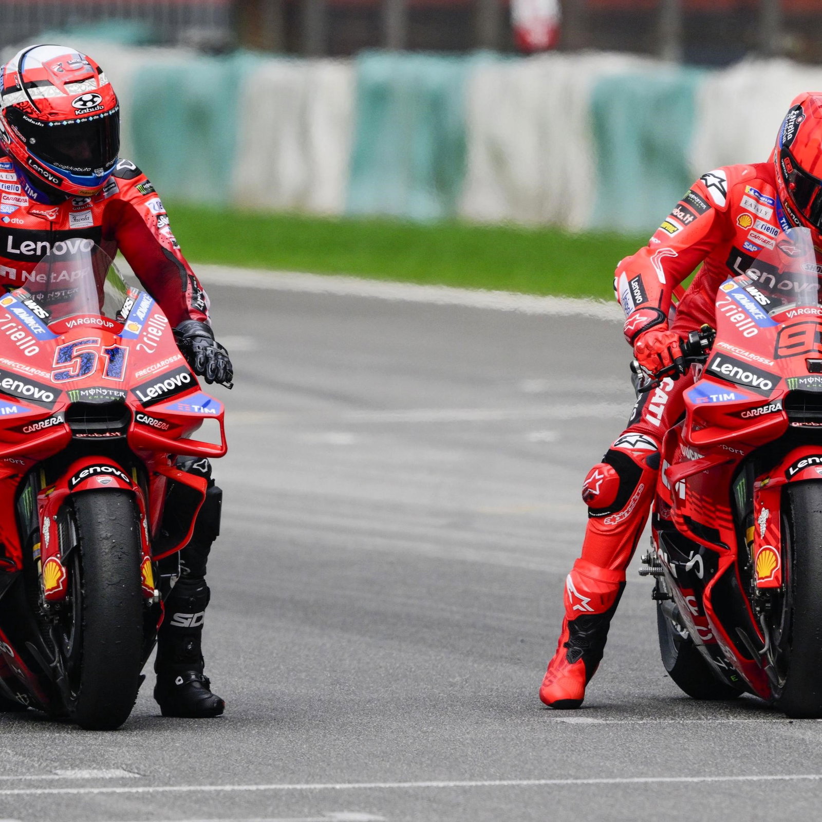 Michele Pirro, Marc Marquez, 2025 Sepang MotoGP Test