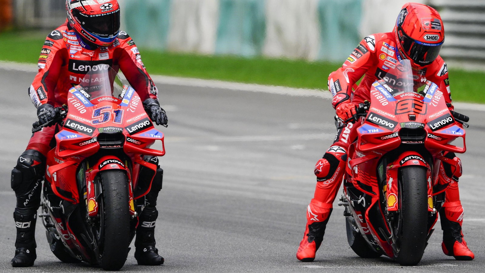 Michele Pirro, Marc Marquez, 2025 Sepang MotoGP Test