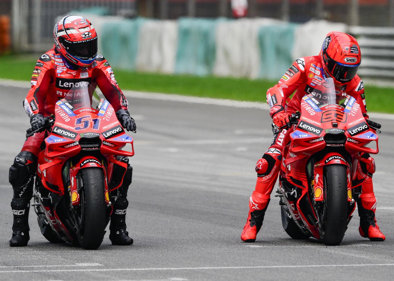 Michele Pirro, Marc Marquez, 2025 Sepang MotoGP Test