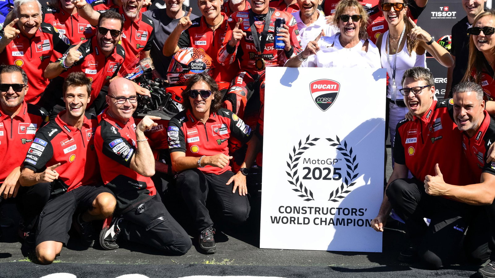 Ducati celebrates 2025 MotoGP constructors' title