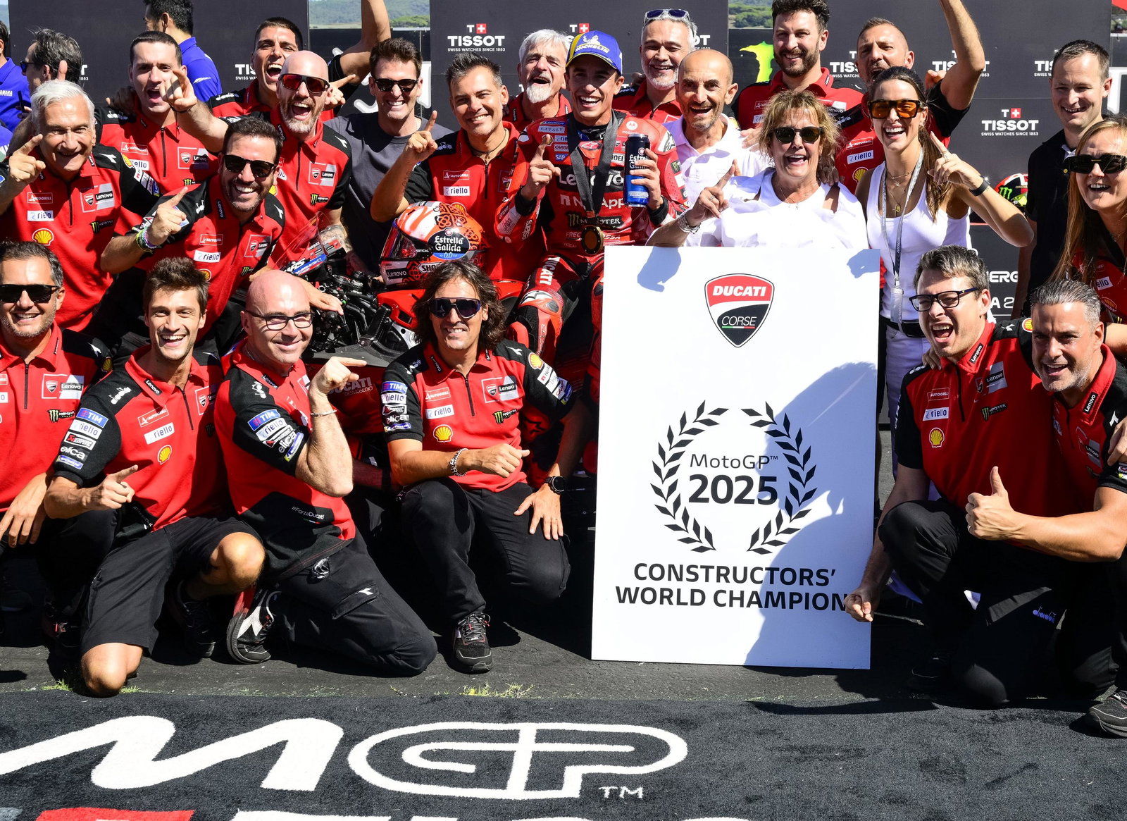 Ducati celebrates 2025 MotoGP constructors' title