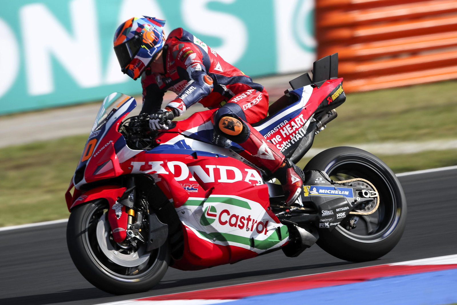 Luca Marini, HRC, carbon fibre swingarm