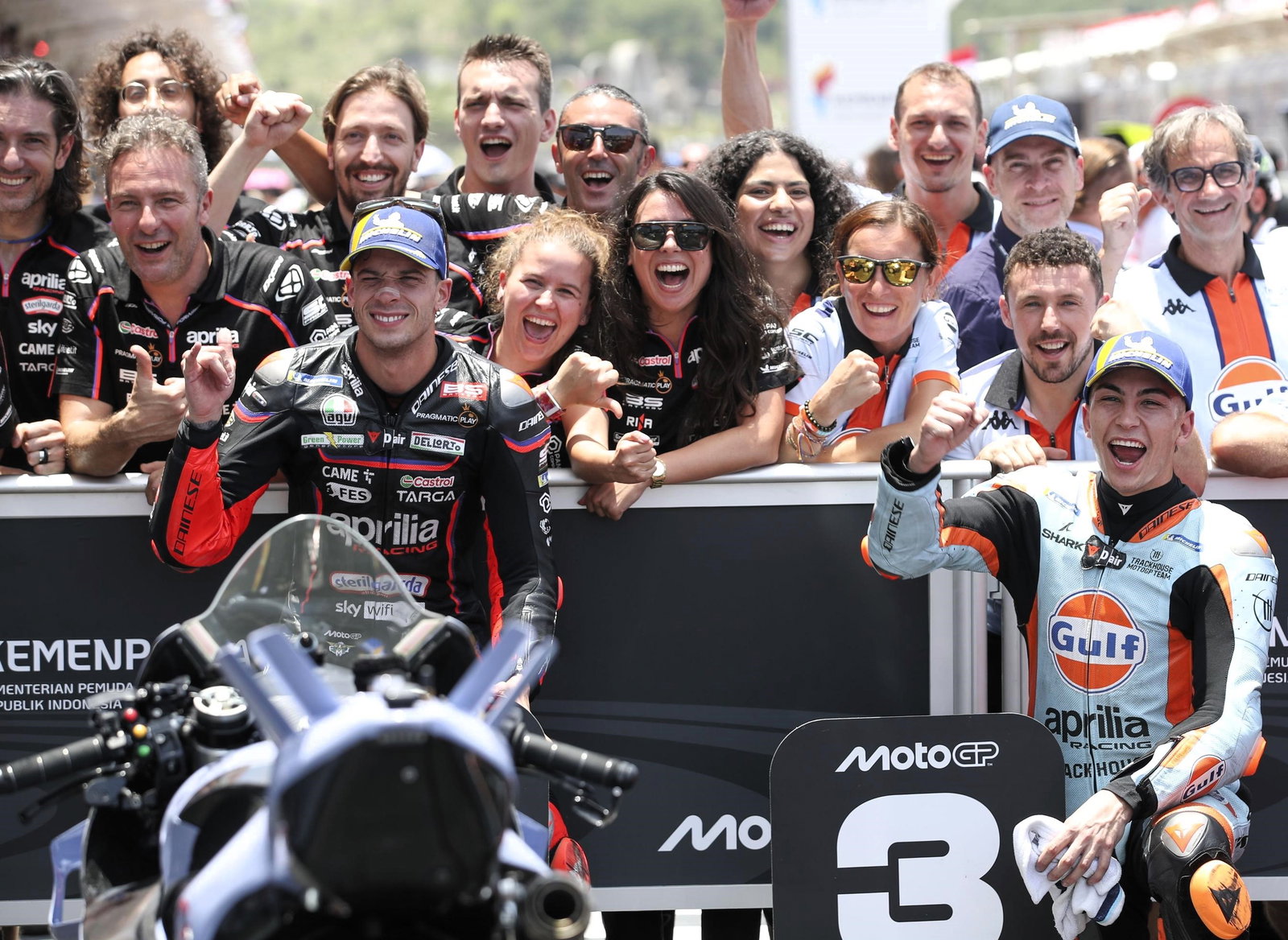 Marco Bezzecchi, Raul Fernandez, 2025 Indonesian MotoGP qualifying