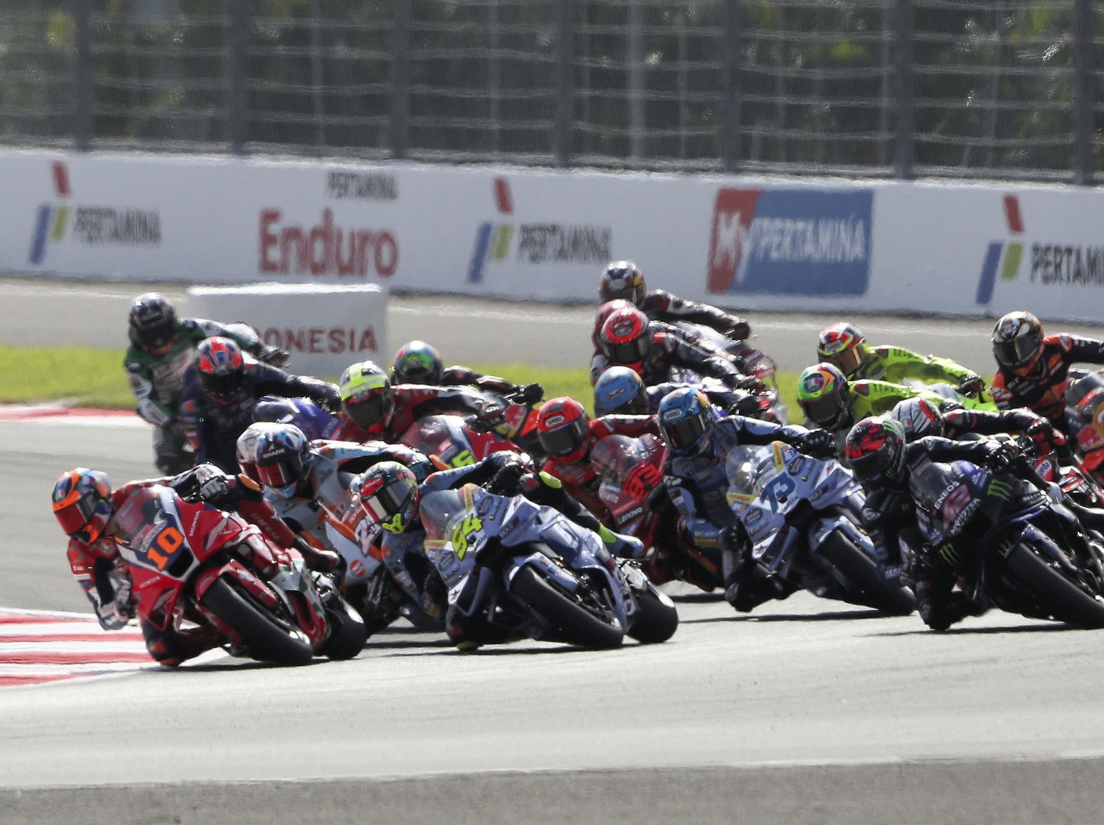 Start, 2025 Indonesian MotoGP Sprint