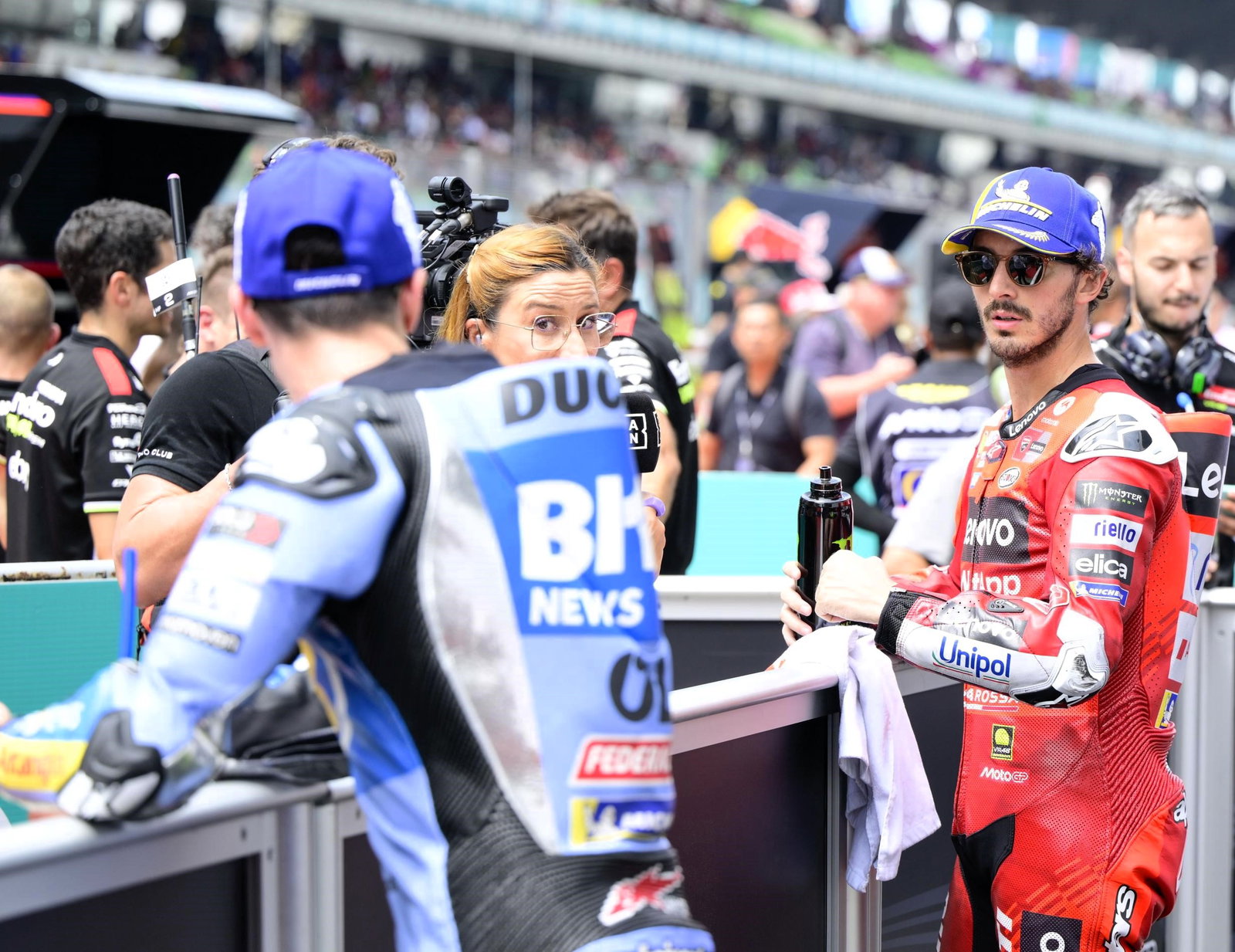 Alex Marquez, Bagnaia, 2025 Malaysian MotoGP qualifying