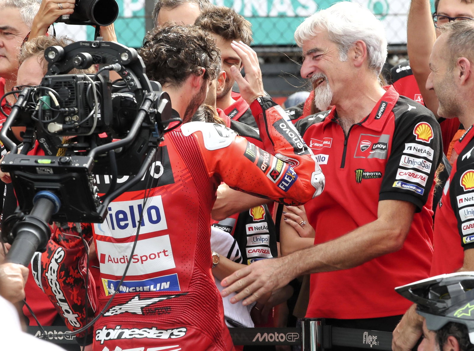 Dall’Igna, Bagnaia, 2025 Malaysian MotoGP Sprint