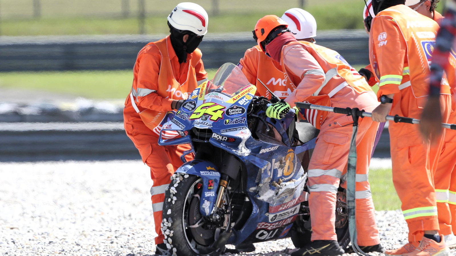 Fermin Aldeguer, crash, 2025 Malaysian MotoGP