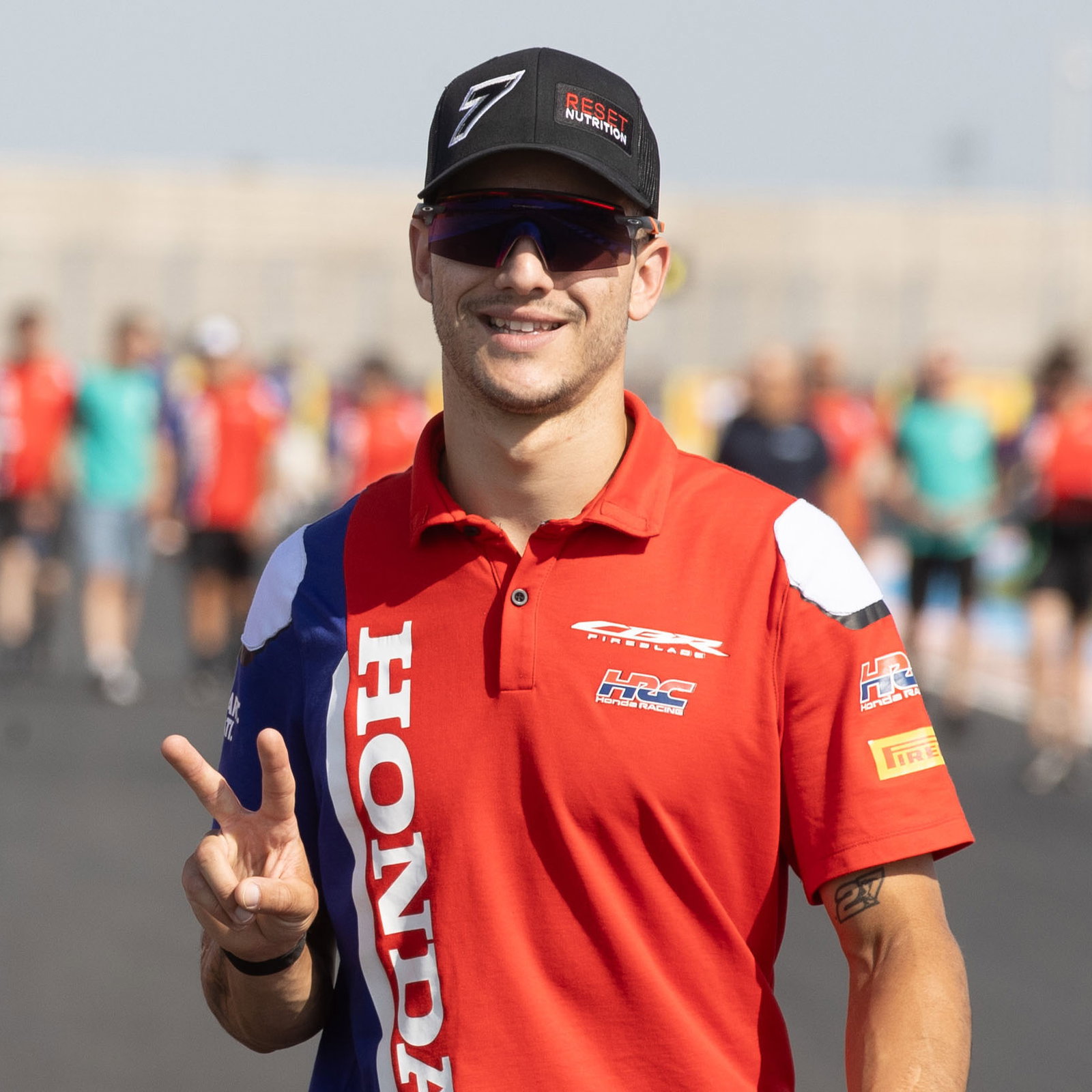 Iker Lecuona, 2025 Hungarian WorldSBK, track walk. Credit: Gold and Goose.