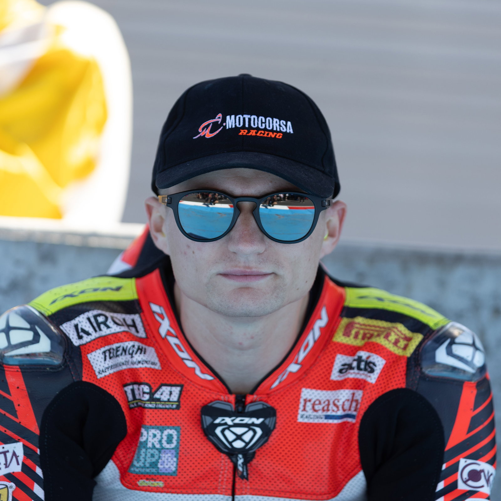 Ryan Vickers, 2025 French WorldSBK, grid. Credit: Gold and Goose.