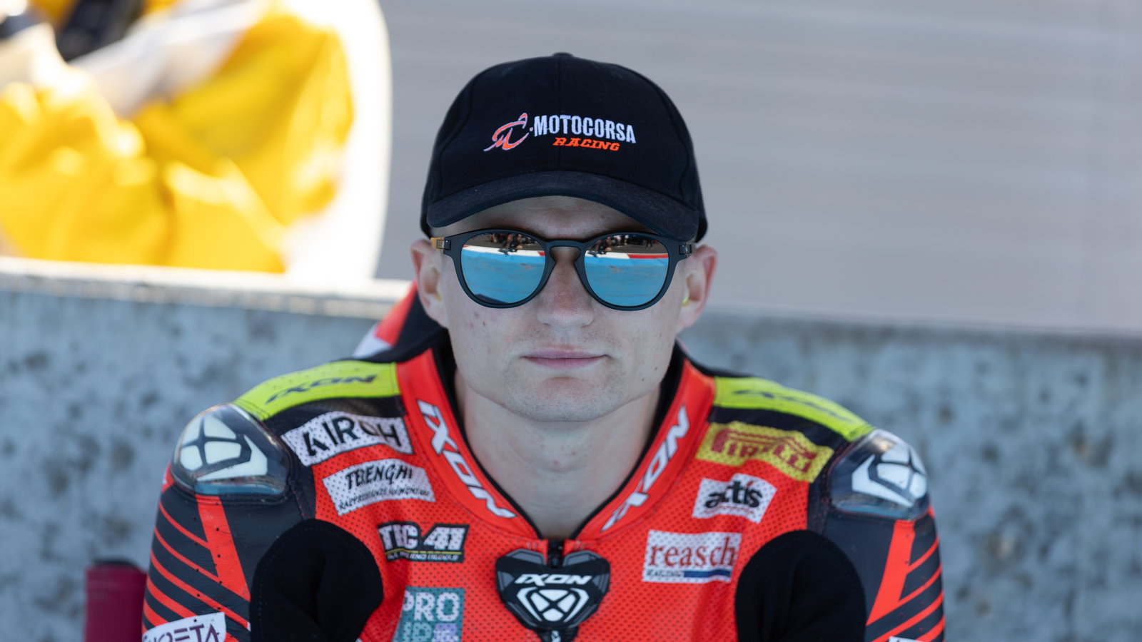 Ryan Vickers, 2025 French WorldSBK, grid. Credit: Gold and Goose.