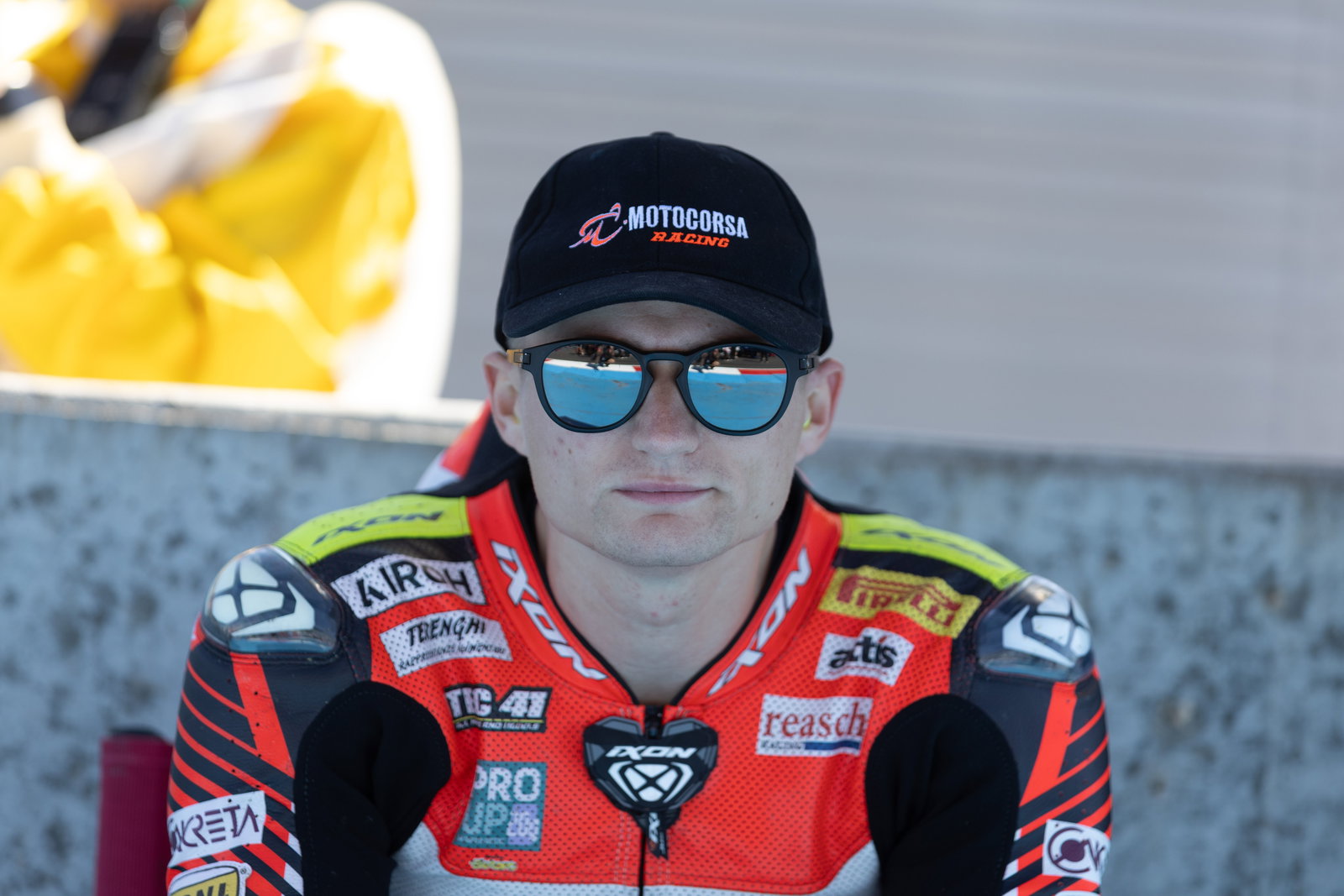 Ryan Vickers, 2025 French WorldSBK, grid. Credit: Gold and Goose.