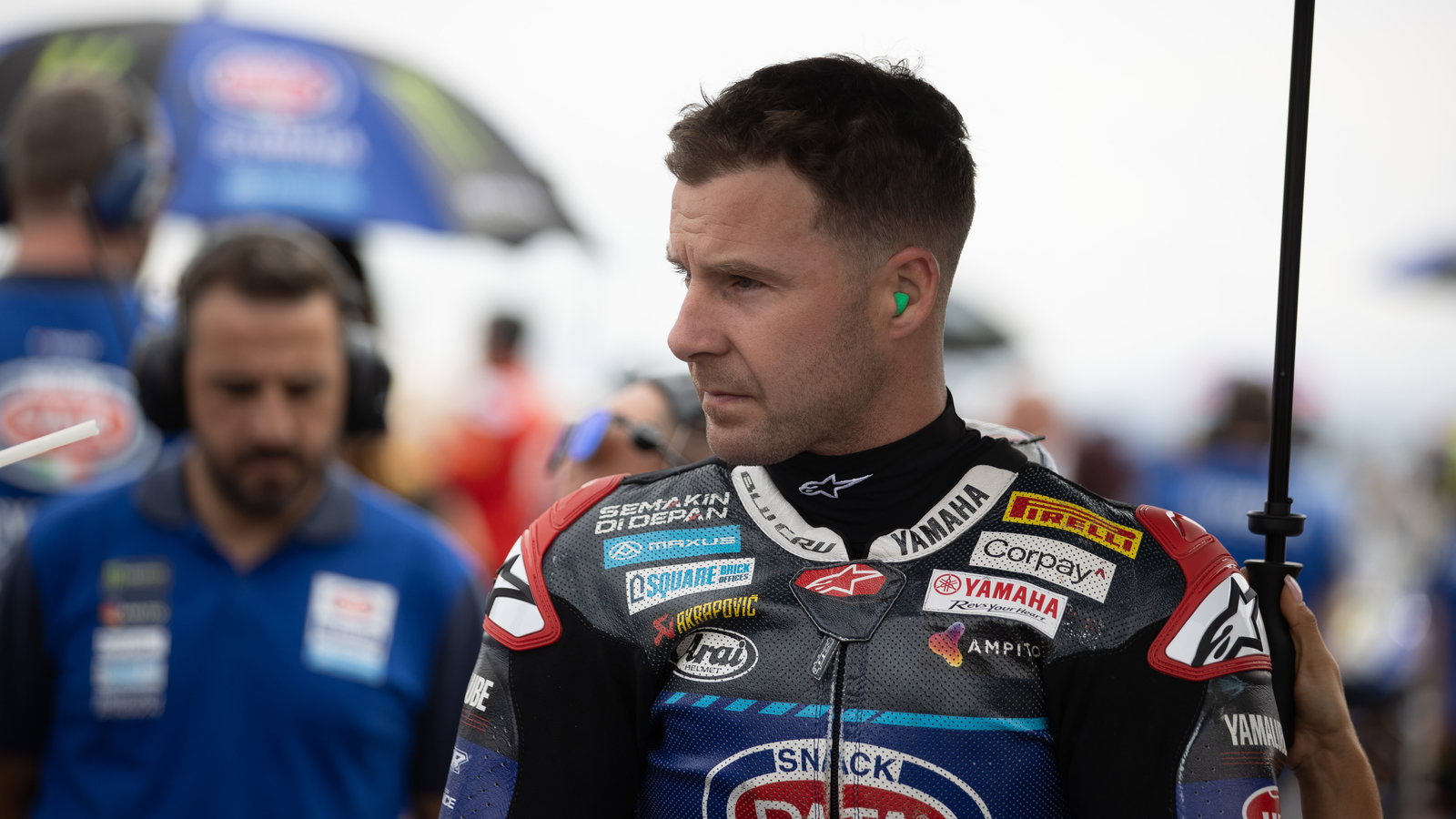 Jonathan Rea, 2025 Aragon WorldSBK, grid. Credit: Gold and Goose.