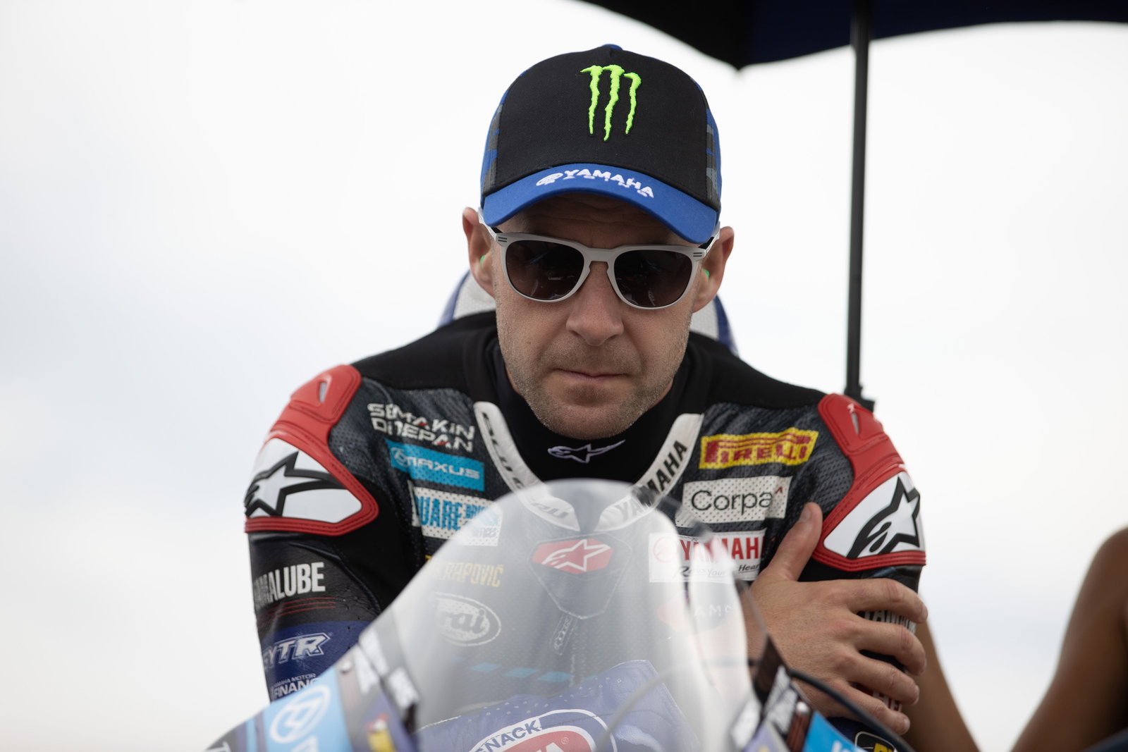 Jonathan Rea, 2025 Aragon WorldSBK, grid. Credit: Gold and Goose.