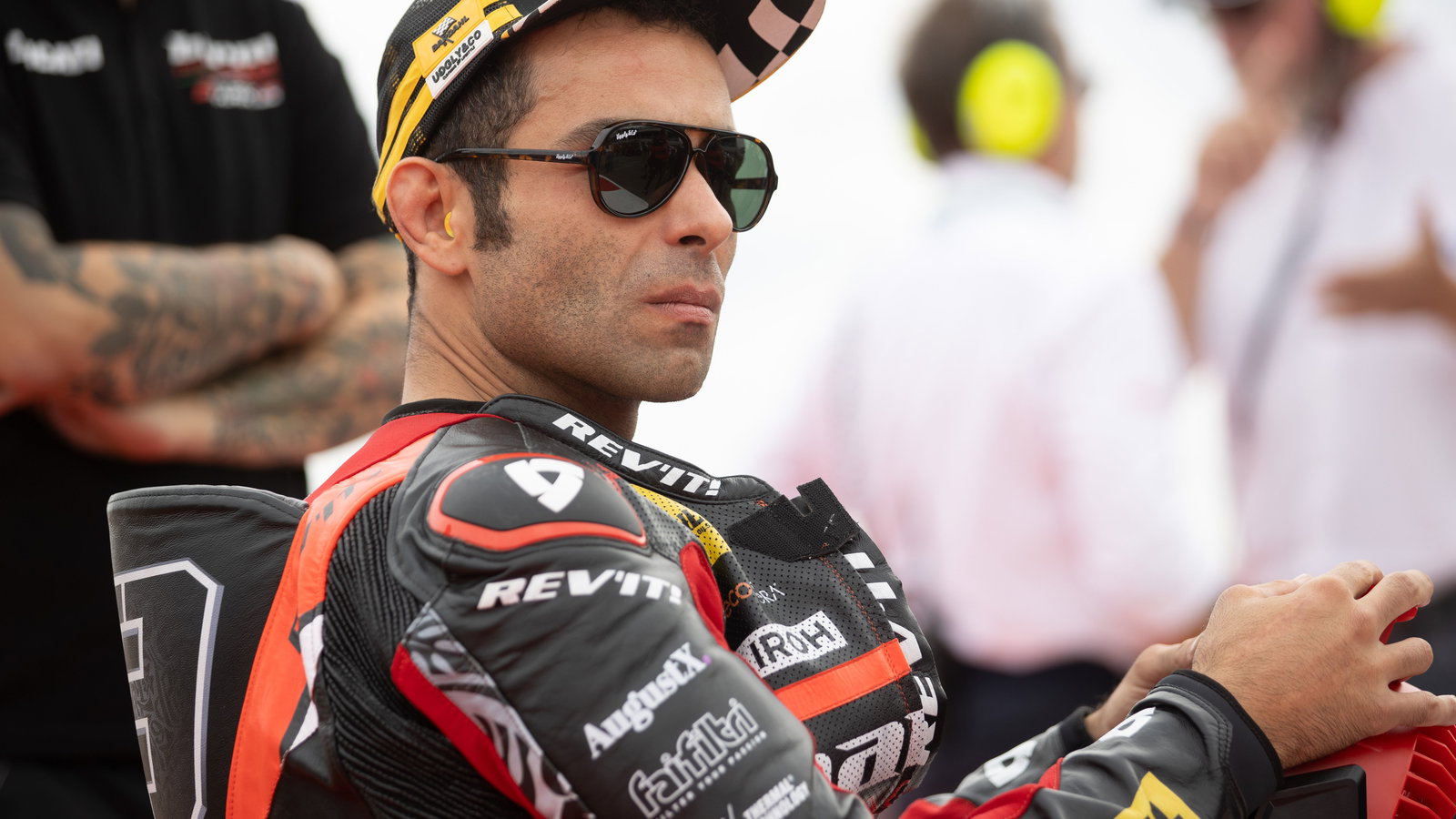 Danilo Petrucci, 2025 Aragon WorldSBK, grid. Credit: Gold and Goose.