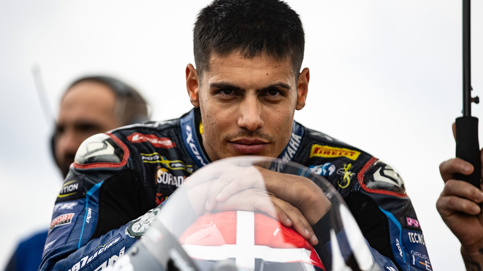 Michael Ruben Rinaldi, 2025 Aragon WorldSBK, grid. Credit: Gold and Goose.