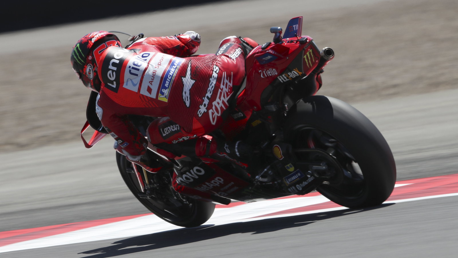 Francesco Bagnaia, 2025 MotoGP Indonesian Grand Prix. Credit: Gold and Goose.