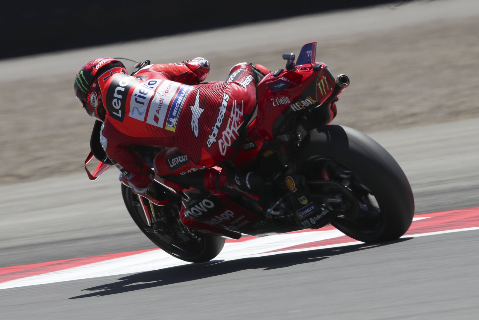 Francesco Bagnaia, 2025 MotoGP Indonesian Grand Prix. Credit: Gold and Goose.