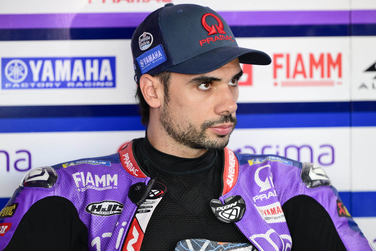 Miguel Oliveira, 2025 MotoGP Indonesian Grand Prix, pit box. Credit: Gold and Goose.