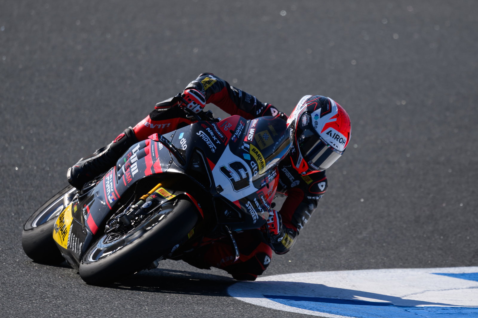 Danilo Petrucci, 2025 Estoril WorldSBK. Credit: Gold and Goose.