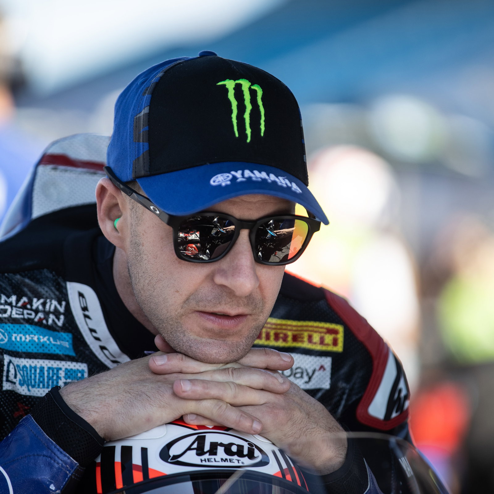 Jonathan Rea, 2025 Estoril WorldSBK, grid. Credit: Gold and Goose.